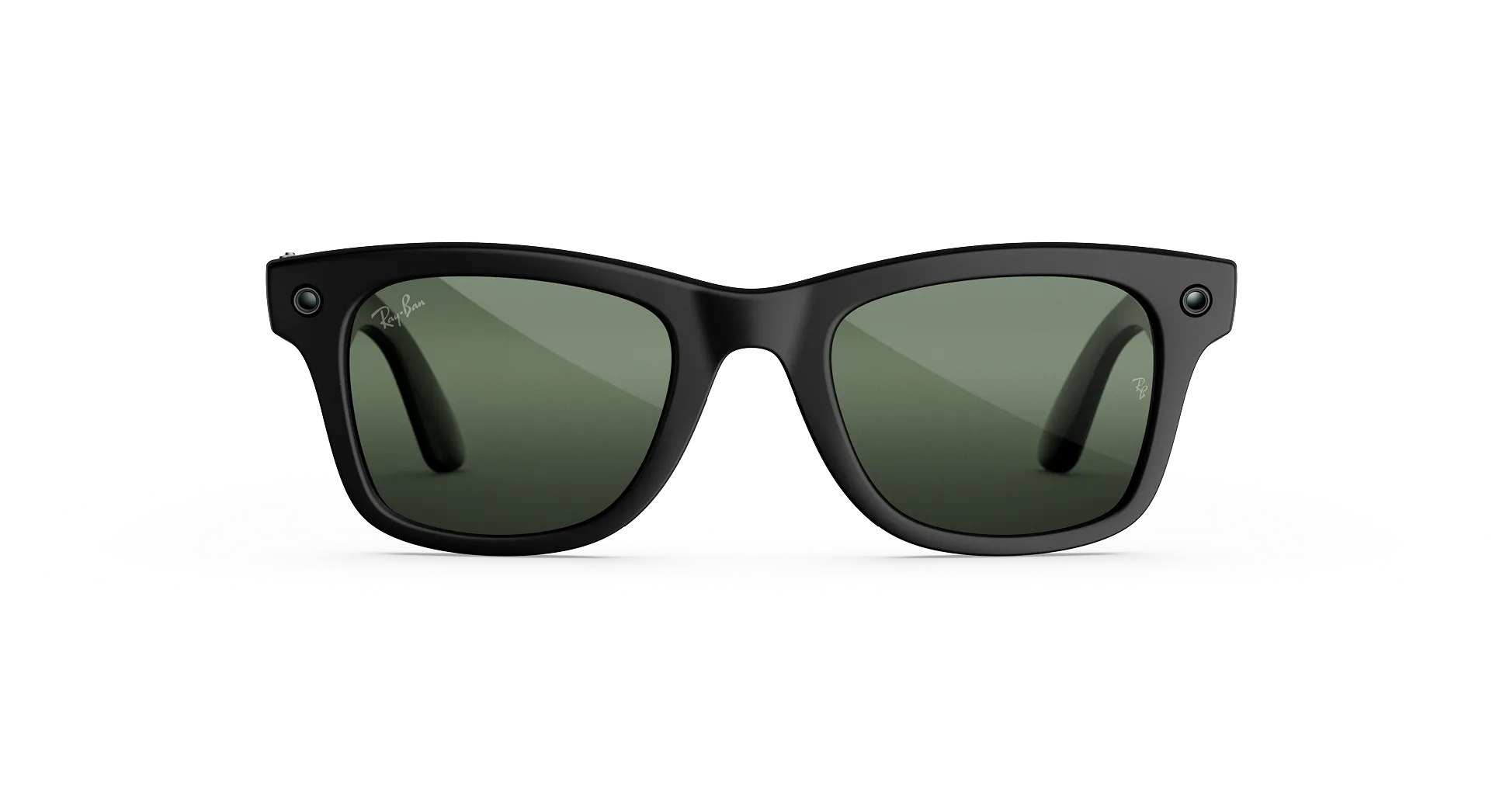 عینک هوشمند متا ری‌بن مدل Wayfarer Gen 3 فریم مشکی مات لنز فوتوکروم سبز گرافیتی