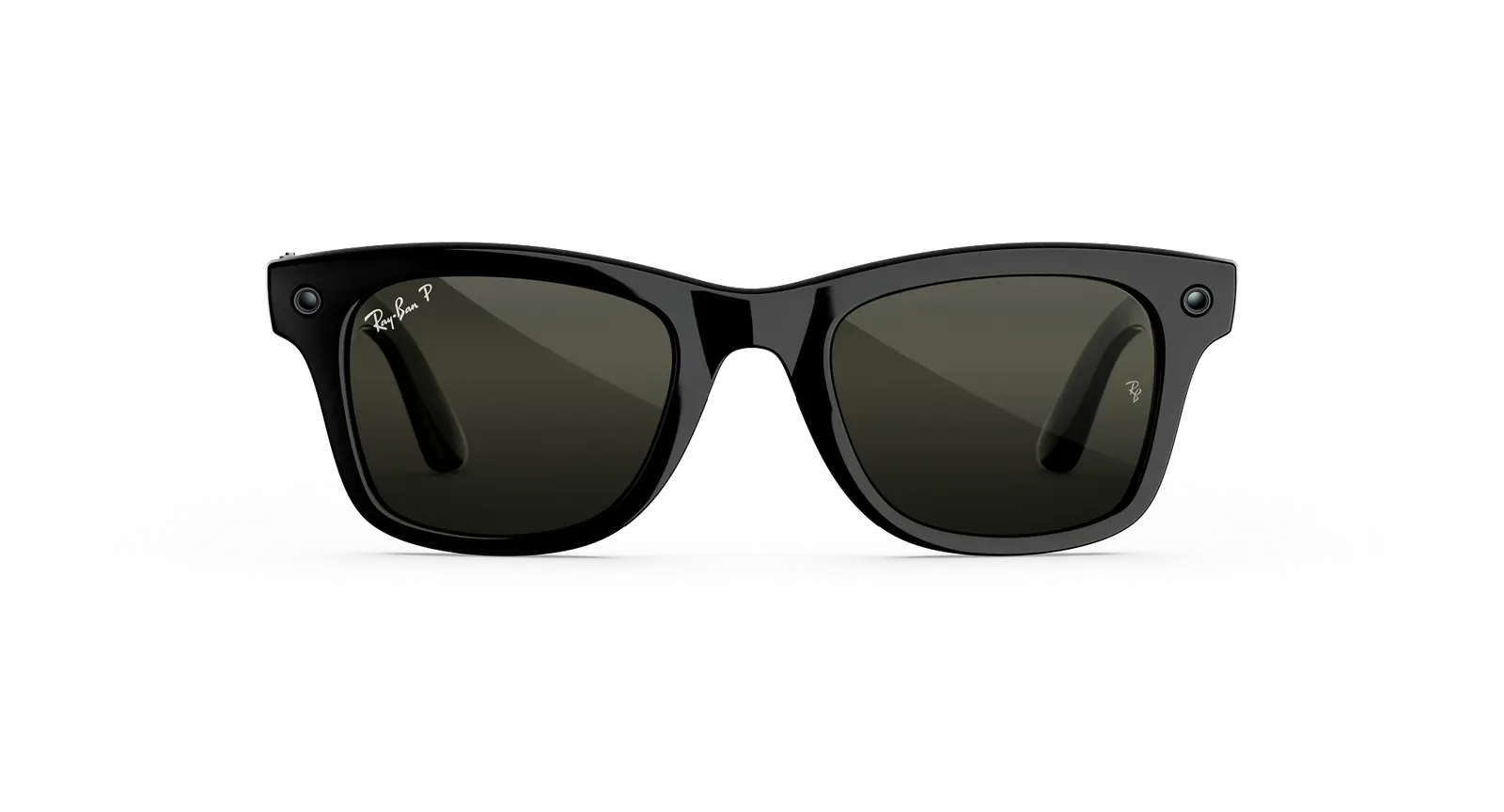 عینک هوشمند متا ری‌بن مدل Wayfarer Gen 3 فریم مشکی براق لنز سبز پولاریزه
