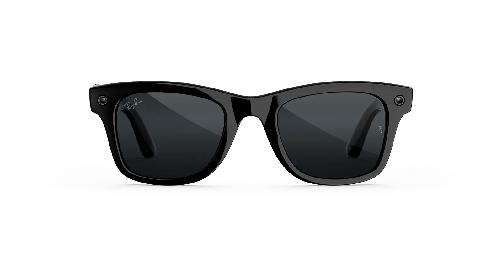 عینک هوشمند متا ری‌بن مدل Wayfarer Gen 3 فریم مشکی براق لنز فتوکروم خاکستری