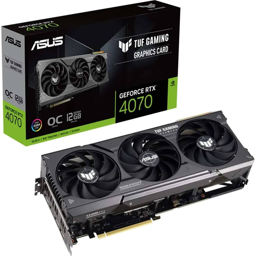کارت گرافیک ایسوس مدل TUF Gaming GeForce RTX 4070 12GB GDDR6X OC Edition