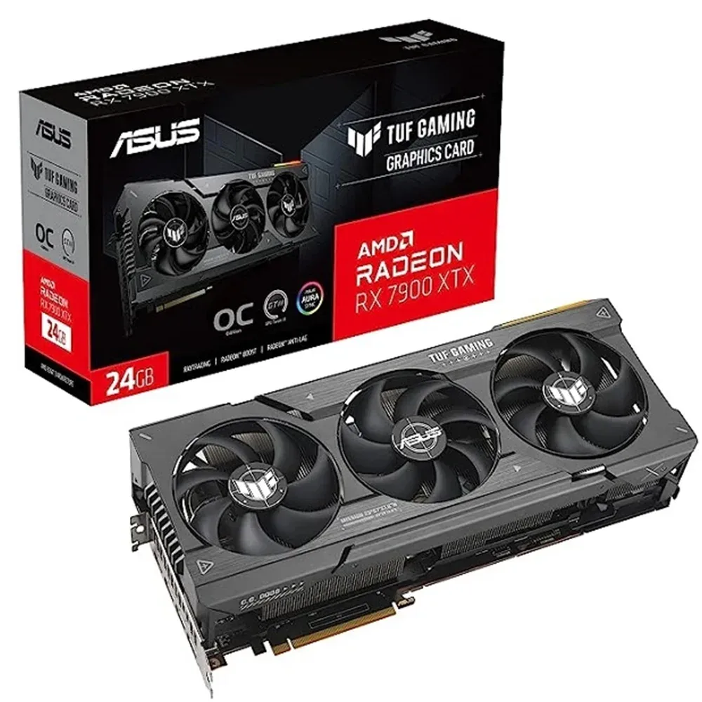 کارت گرافیک ایسوس مدل  TUF Gaming Radeon RX 7900 XTX 24GB OC Edition DDR6