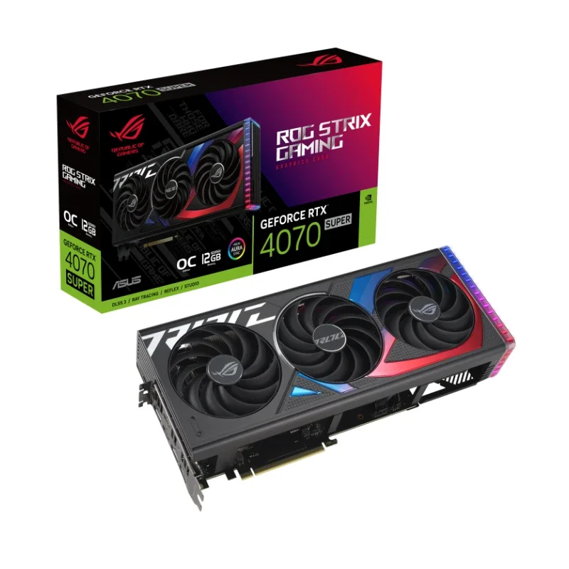 کارت گرافیک ایسوس مدل ROG Strix GeForce RTX 4070 SUPER 12GB