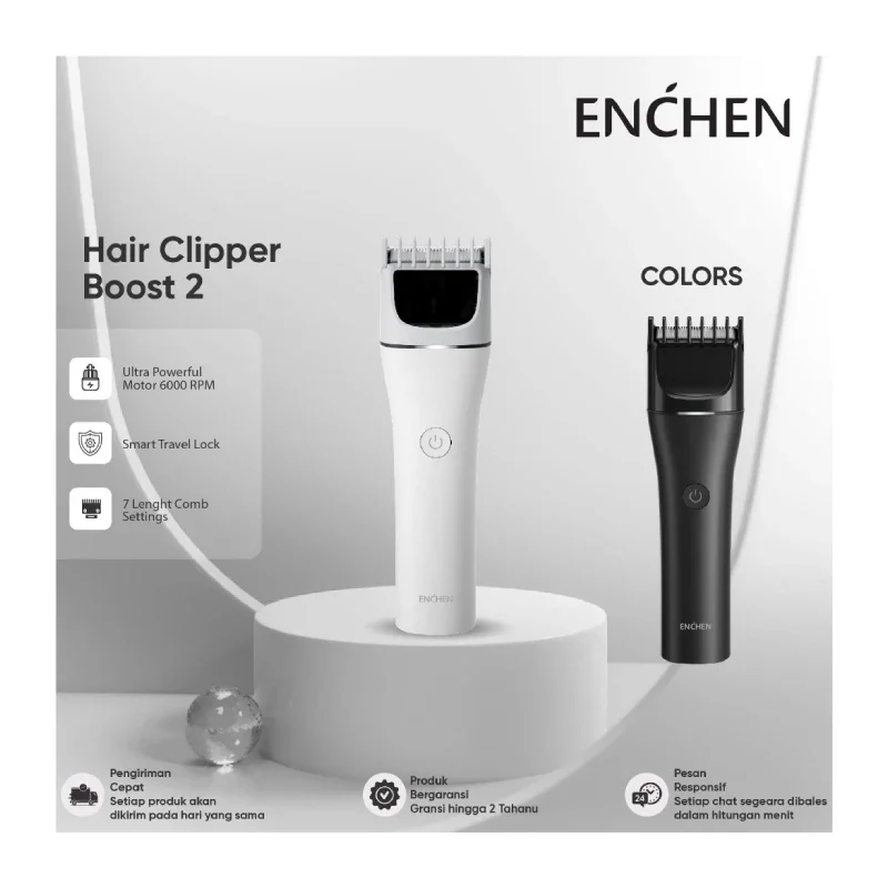 ماشین اصلاح سر شیائومی مدل Enchen Boost 2 new type