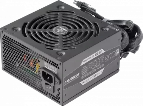 منبع تغذیه کامپیوتر گرین GP450A-ECO Rev 3.1 80 Plus White توان 450 وات