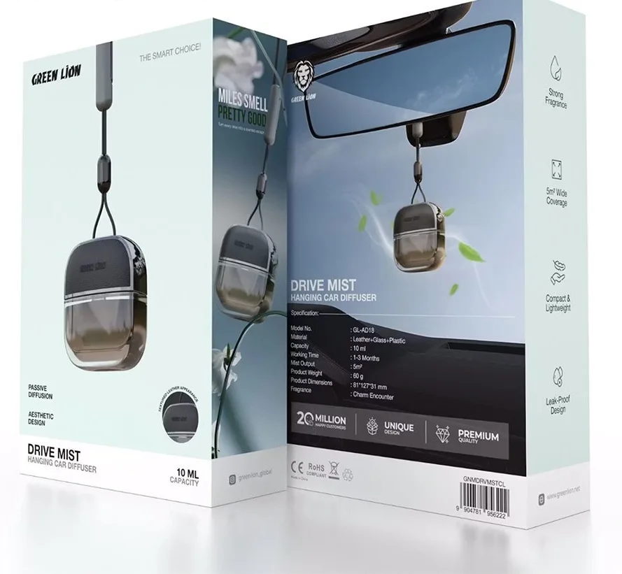 خوشبو کننده آویز داخل خودرو گرین لاین مدل Drive Mist