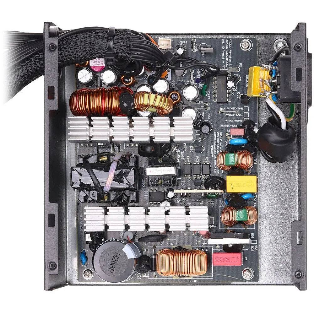 منبع تغذیه کامپیوتر گرین GP600A-ECO Rev 3.1 80 Plus White توان 600 وات