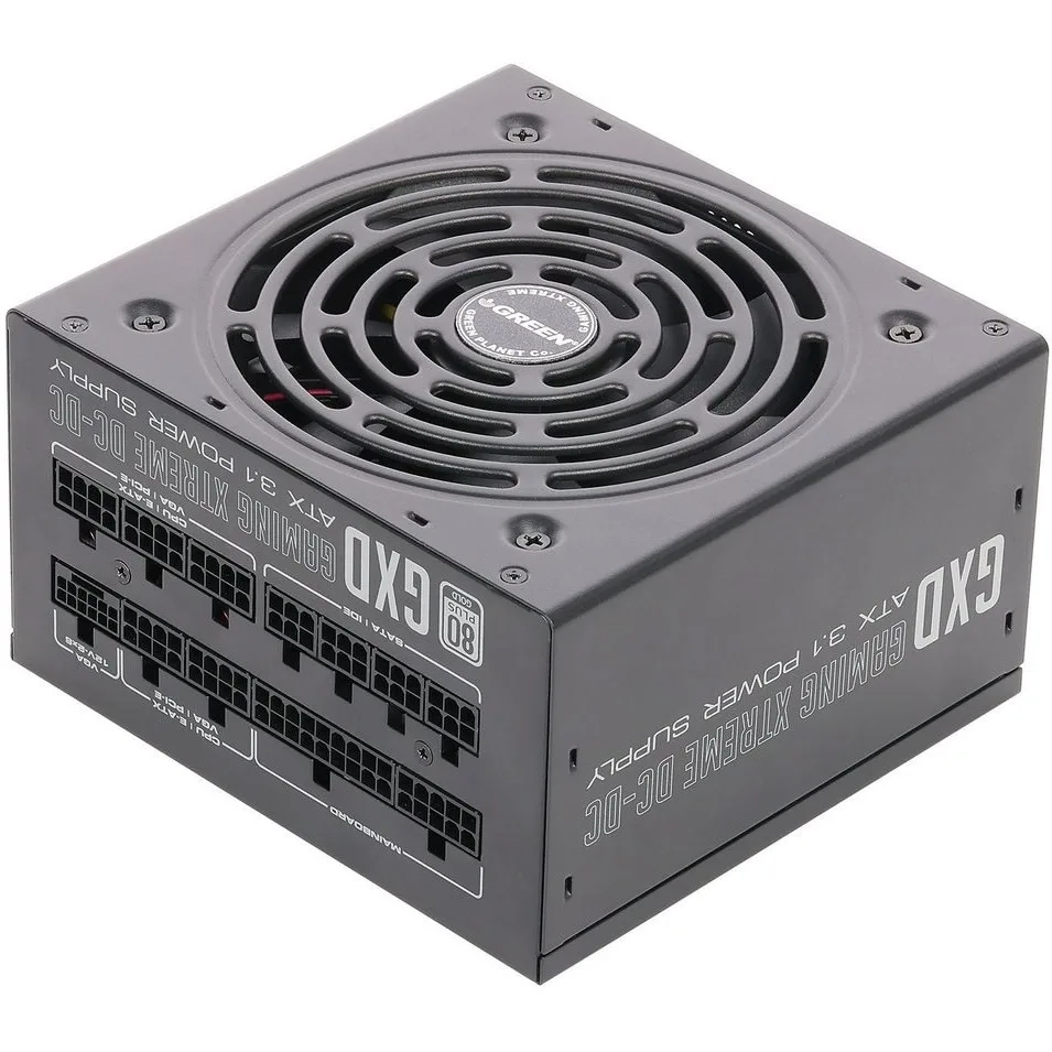 منبع تغذیه کامپیوتر گرین مدل GP1000B-GXD 80 Plus Gold توان 1000 وات