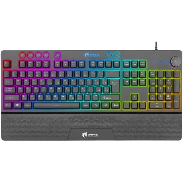 کیبورد با سیم گیمینگ گرین مدل GK703-RGB
