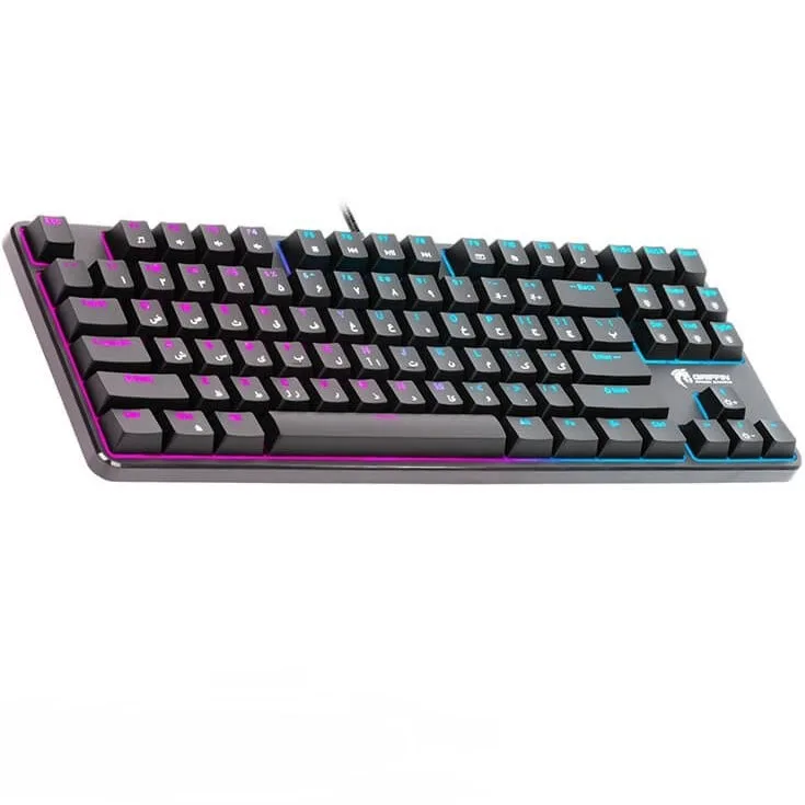 کیبورد با سیم گیمینگ گرین مدل GK801-RGB