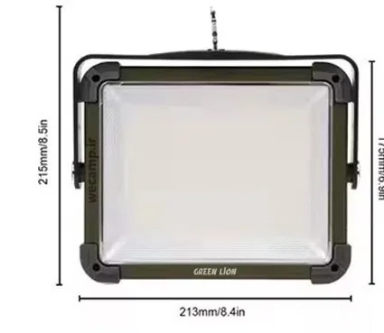 چراغ کمپینگ گرین لاین مدل Solar Camping Light 7200mAh