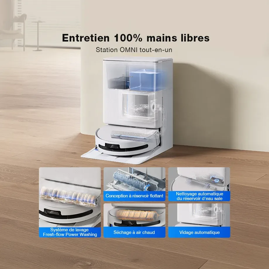 جارو رباتیک اکووکس DEEBOT T90 OMNI