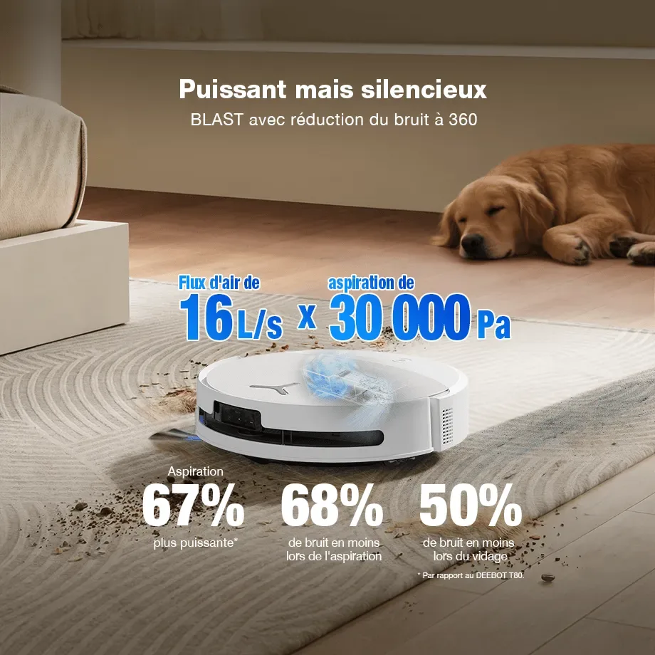 جارو رباتیک اکووکس DEEBOT T90 OMNI