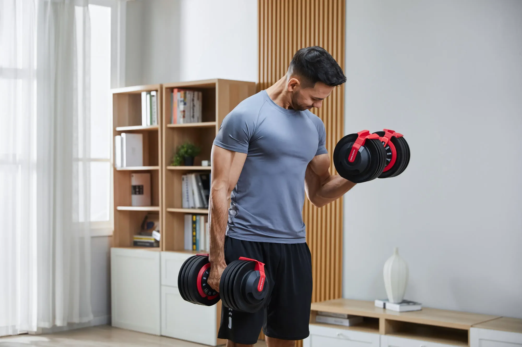دمبل قابل تنظیم KingSmith Adjustable Dumbbell 24KG