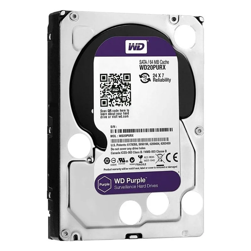 هارد دیسک اینترنال وسترن دیجیتال مدل Purple ظرفیت 4 ترابایت