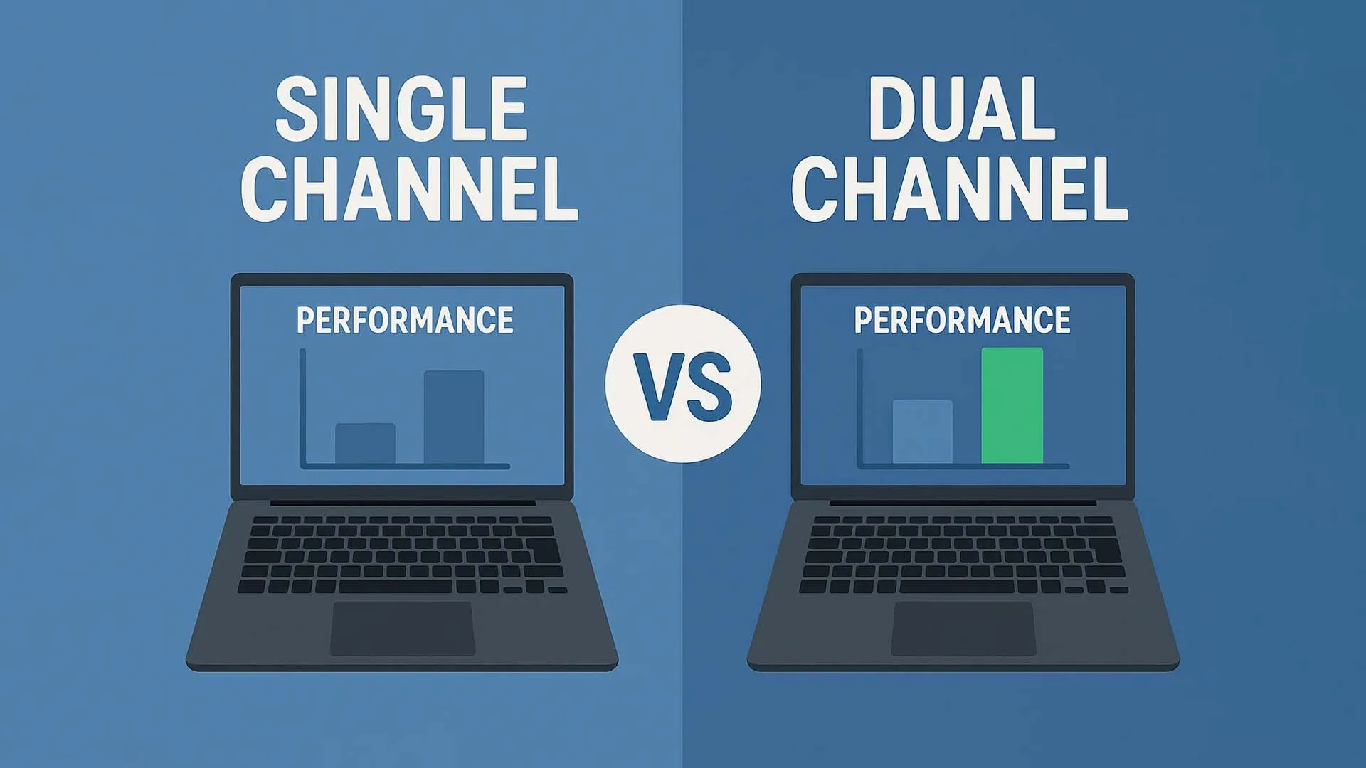 تفاوت RAM Single Channel و Dual Channel در عملکرد لپ‌تاپ
