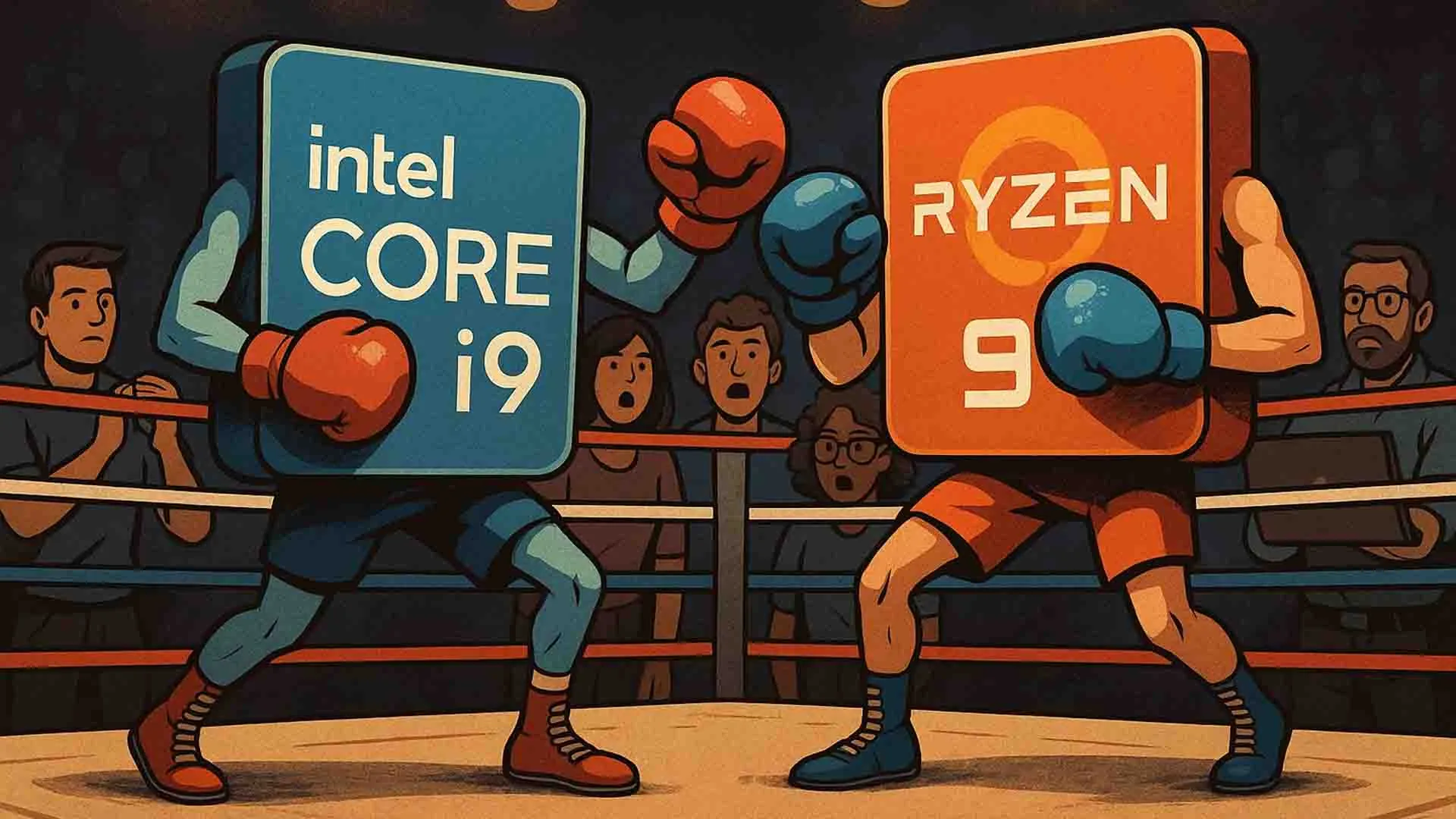 مقایسه دو غول پردازشی Core i9 و Ryzen 9 در لپ‌تاپ‌های ایسوس
