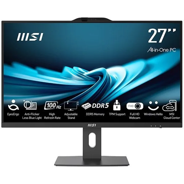 کامپیوتر همه کاره غیر لمسی ام اس ای 27 اینچی مدل AM272p 1m Core 3 100u 8GB 1t SSD Intel