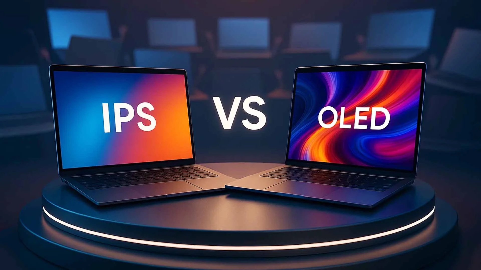 تفاوت نمایشگر IPS و OLED در لپ‌تاپ چیست؟