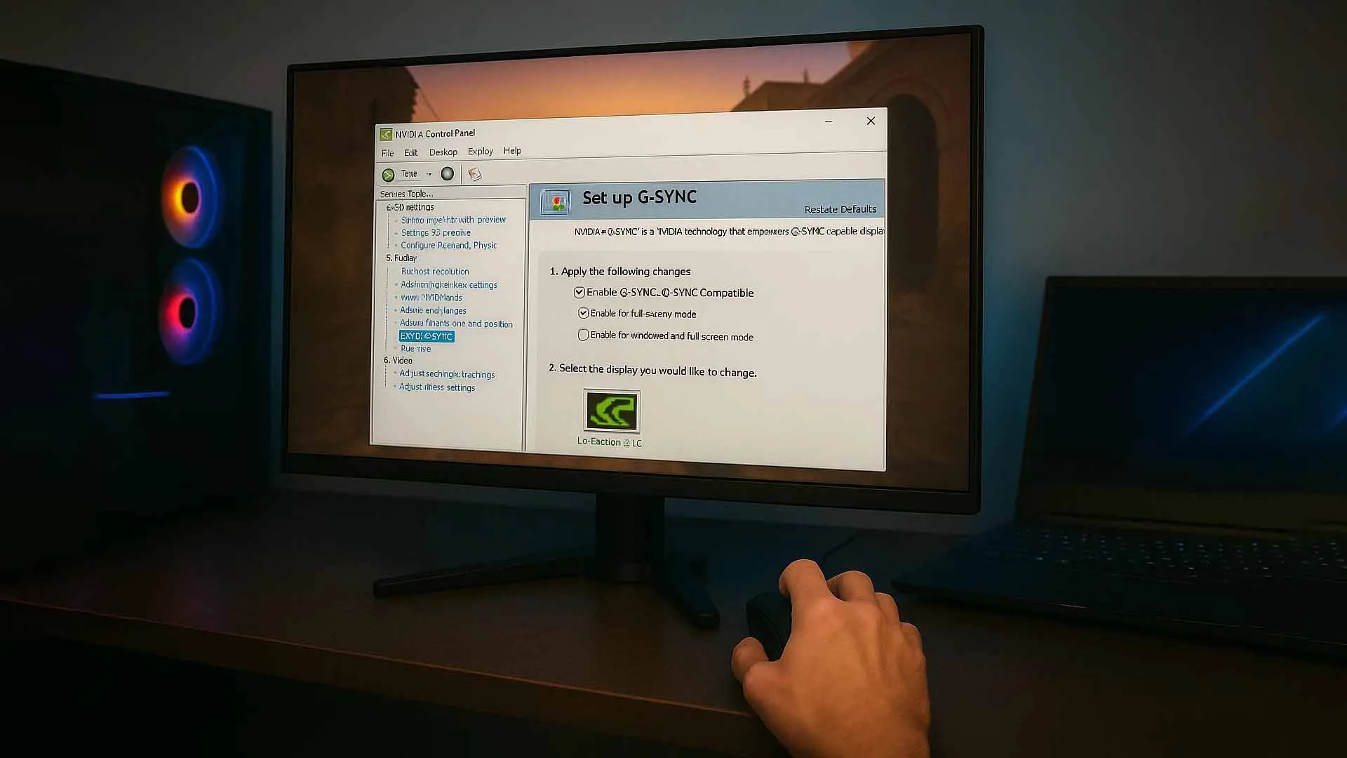 نحوه فعال‌سازی G-Sync و FreeSync در مانیتورهای گیمینگ