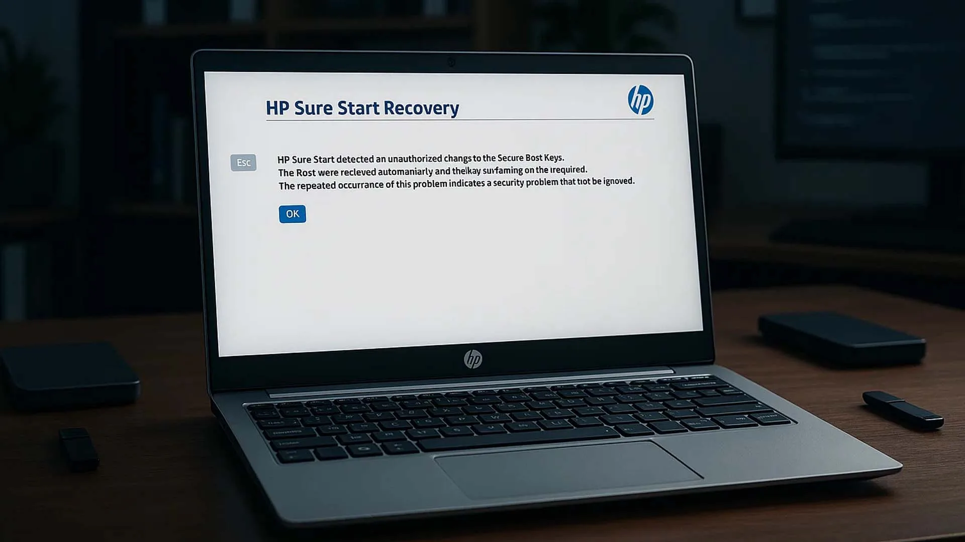 بررسی سیستم امنیتی Sure Start BIOS در لپ‌تاپ‌های HP