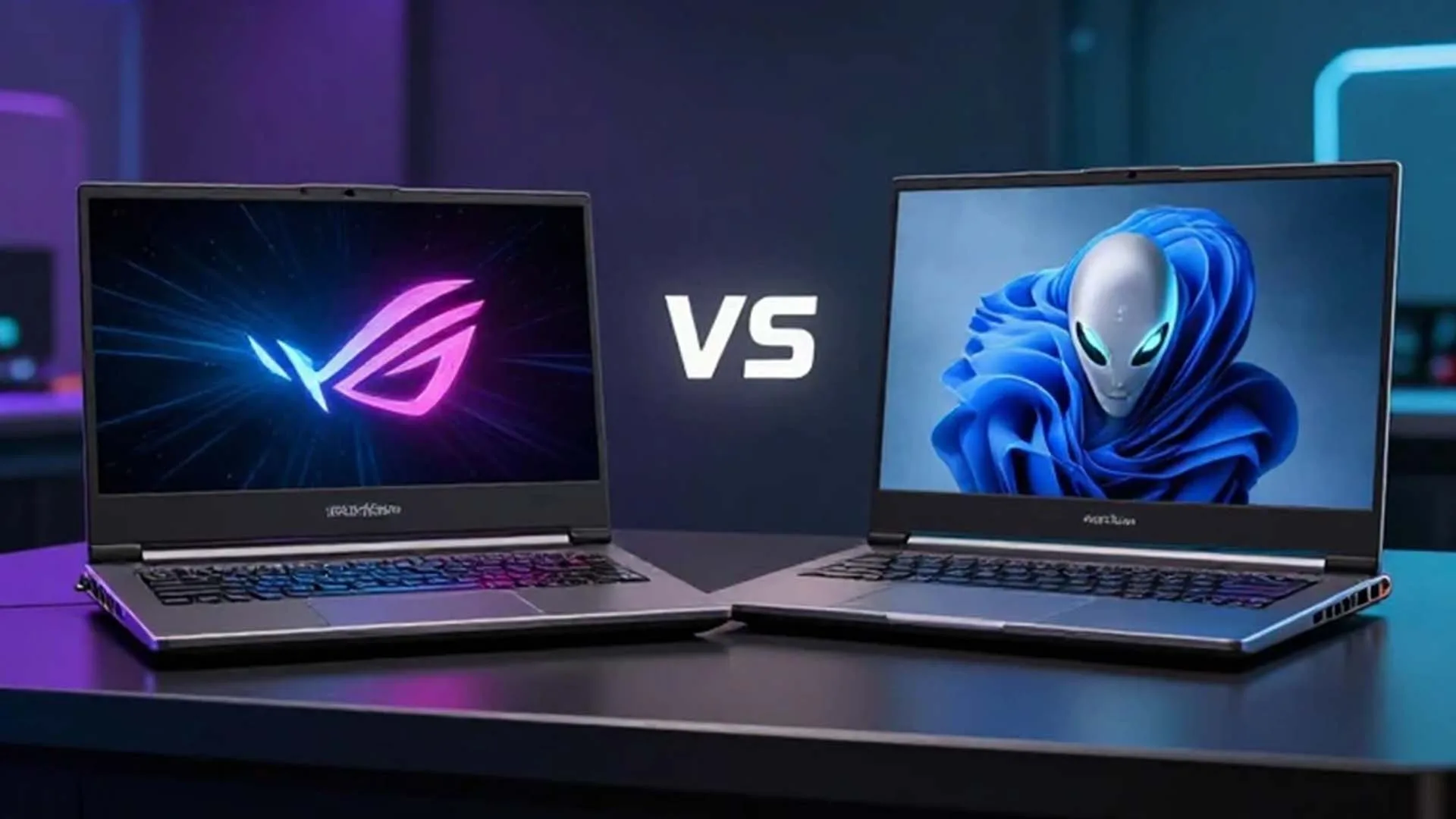 لپ‌تاپ‌های ROG در برابر Alienware