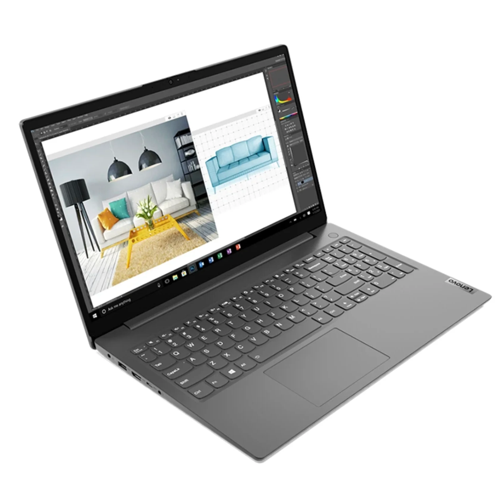 لپ تاپ 15.6 اینچ لنوو مدل V15 i3 1115G4 8GB 265GB SSD MX330 2GB