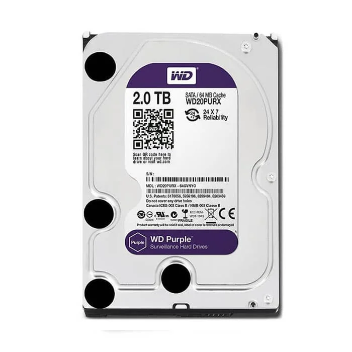 هارد دیسک اینترنال مدل Purple 2T ظرفیت 2 ترابایت