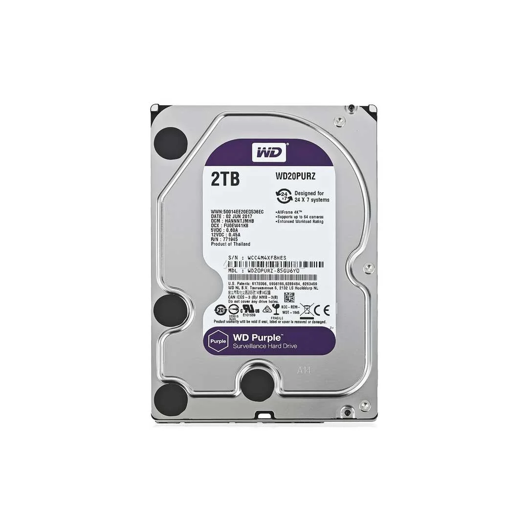 هارد دیسک اینترنال مدل Purple 2T ظرفیت 2 ترابایت