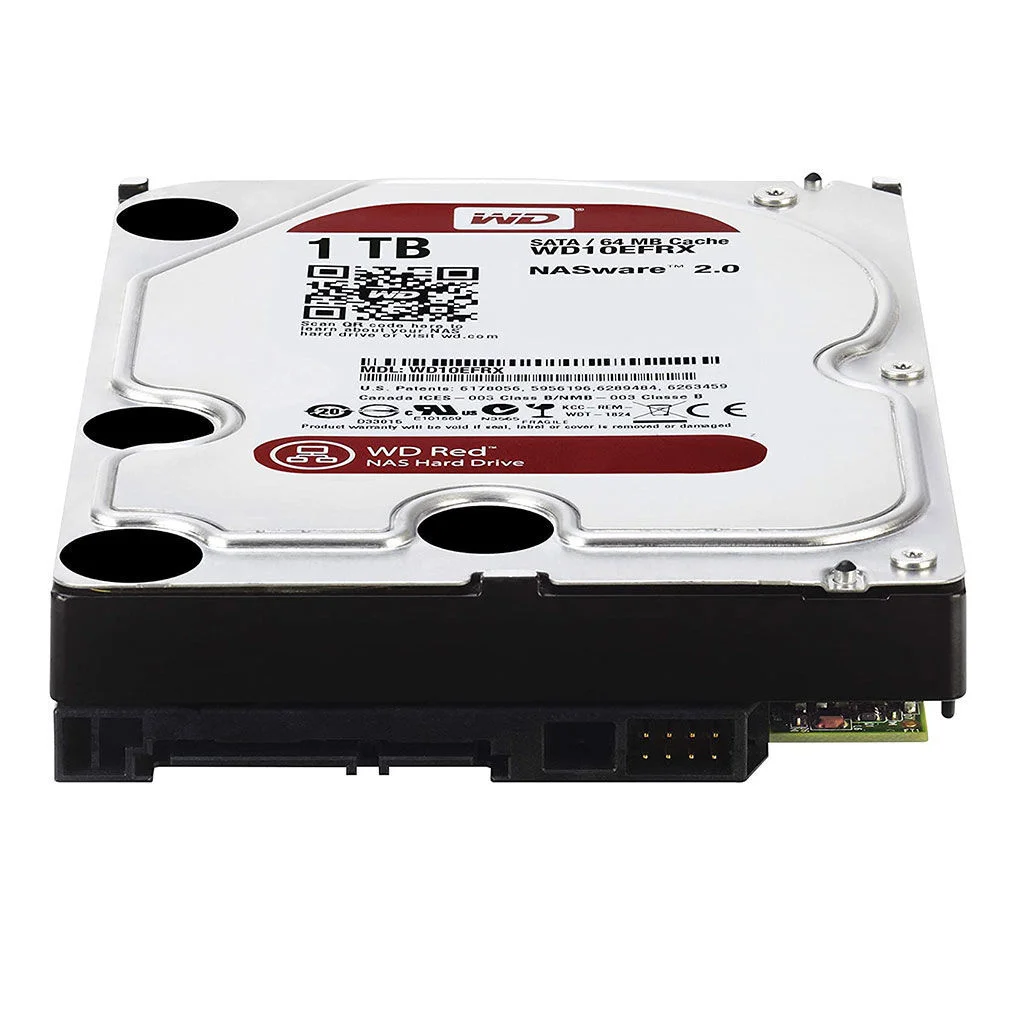 هارددیسک اینترنال وسترن دیجیتال مدل Red WD10EFRX ظرفیت 1 ترابایت