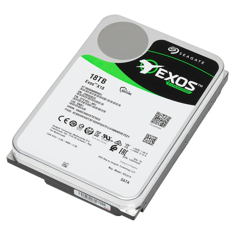 هارد دیسک اینترنال سیگیت مدل EXOS TM X18 ST18000NM000J ظرفیت 18 ترابایت