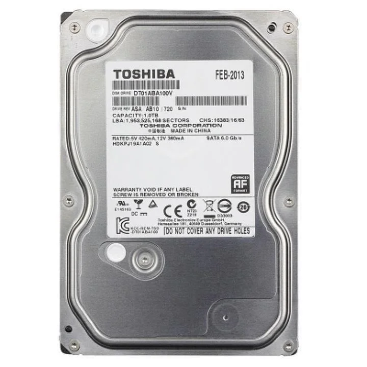 هارددیسک اینترنال توشیبا مدل A100 ظرفیت 1 ترابایت