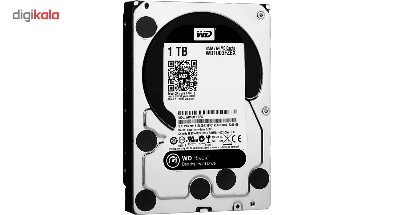 هارددیسک اینترنال وسترن دیجیتال مدل Black WD1003FZEX ظرفیت 1 ترابایت