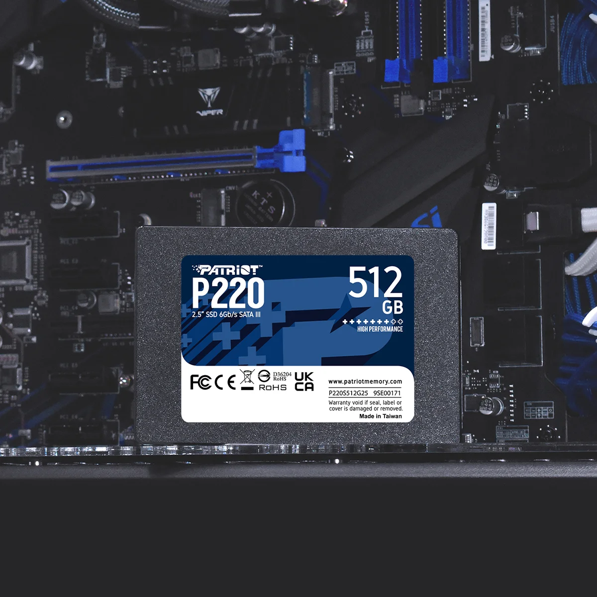 هارد اس اس دی اینترنال patriot مدل P220 ظرفیت 512 گیگابایت