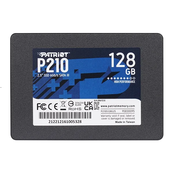 هارد اس اس دی اینترنال patriot مدل P210 ظرفیت 128 گیگابایت