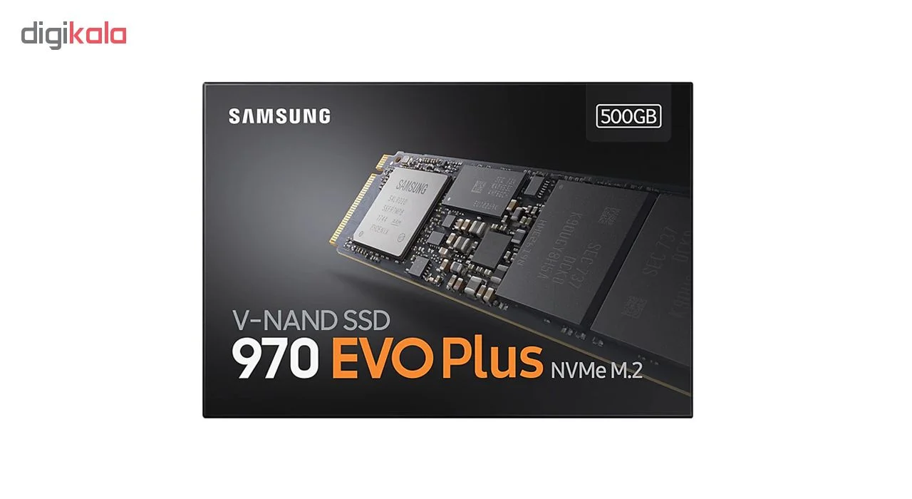 هارد اس اس دی اینترنال samsung مدل 970 EVO PLUS ظرفیت 500 گیگابایت