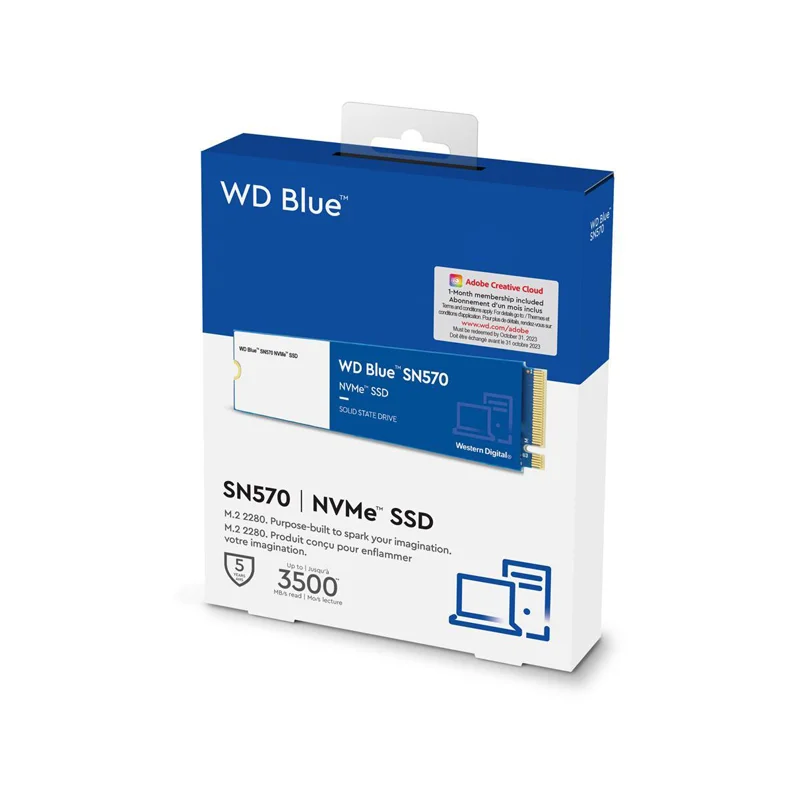 هارد اس اس دی اینترنال western digital مدل Blue SN570 ظرفیت 1 ترابایت