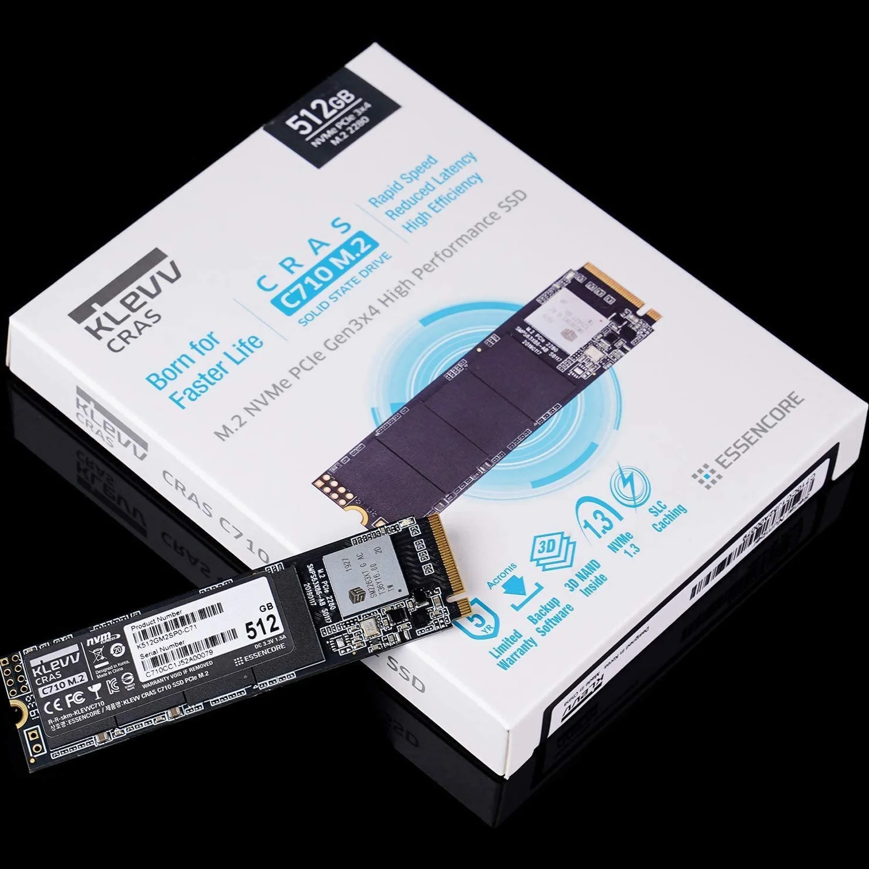 اس اس دی اینترنال کلو مدل CRAS C710 M.2 2280 NVMe ظرفیت 512 گیگابایت