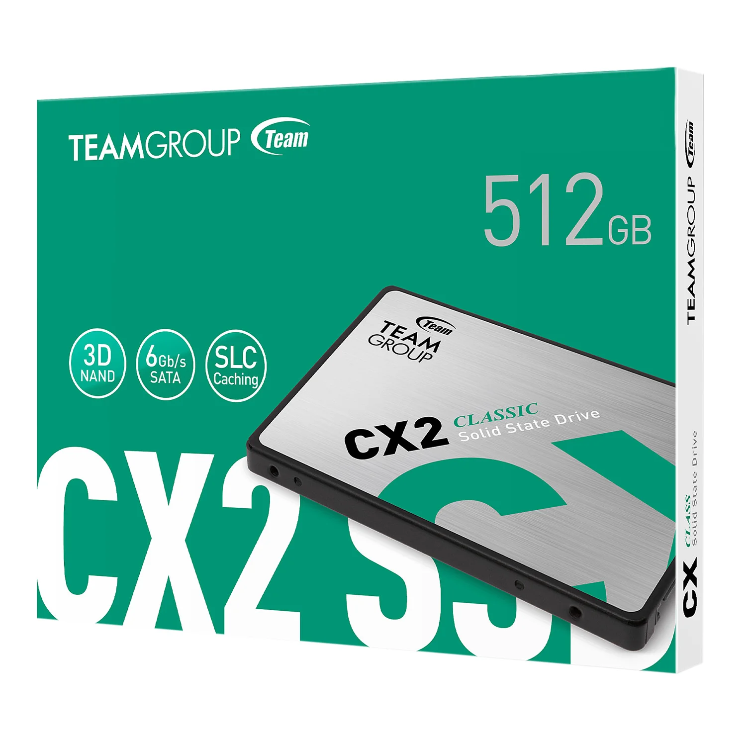 اس اس دی اینترنال تیم گروپ مدل CX2 ظرفیت 512 گیگابایت
