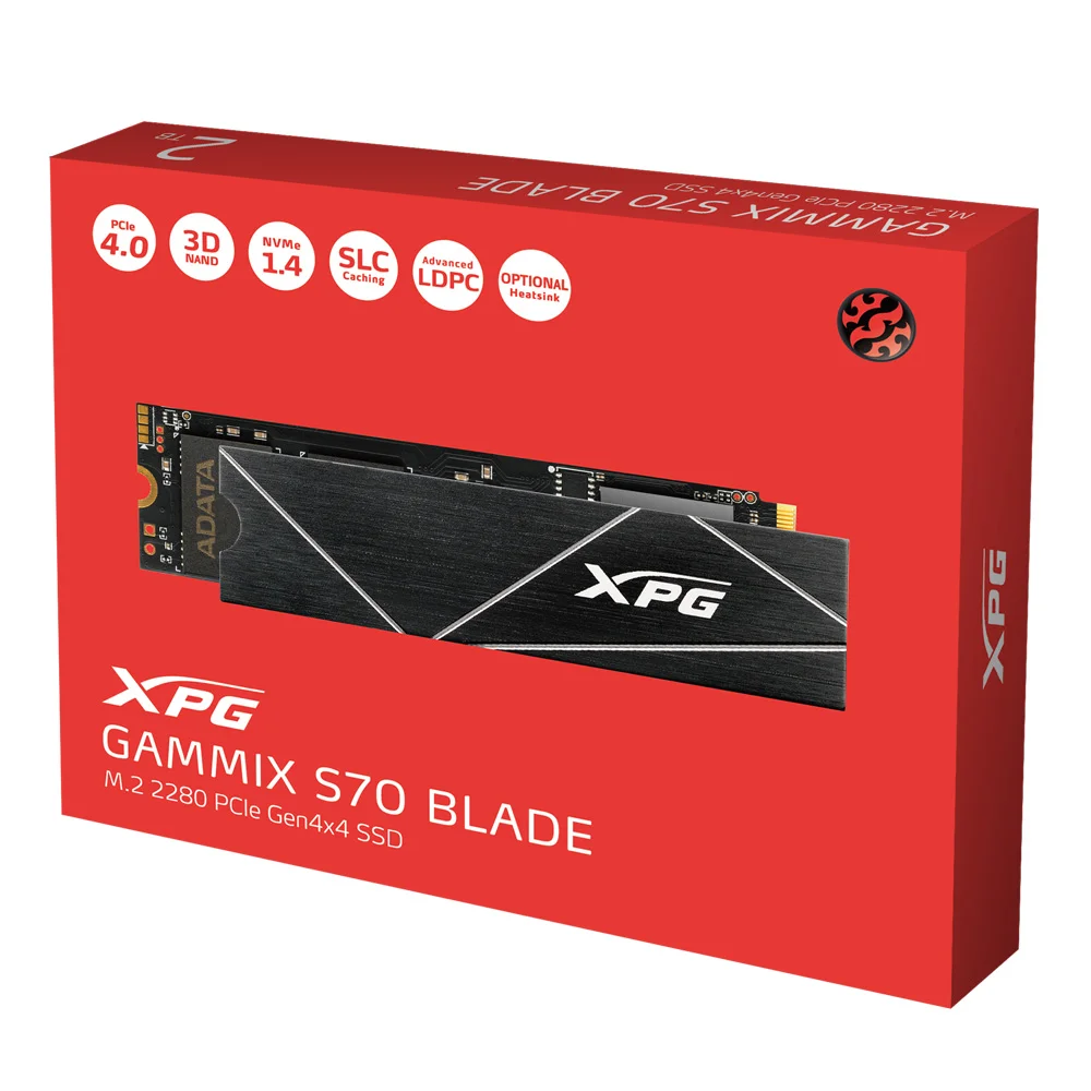 اس اس دی اینترنال ایکس پی جی مدل XPG GAMMIX S70 BLADE ظرفیت 2 ترابایت