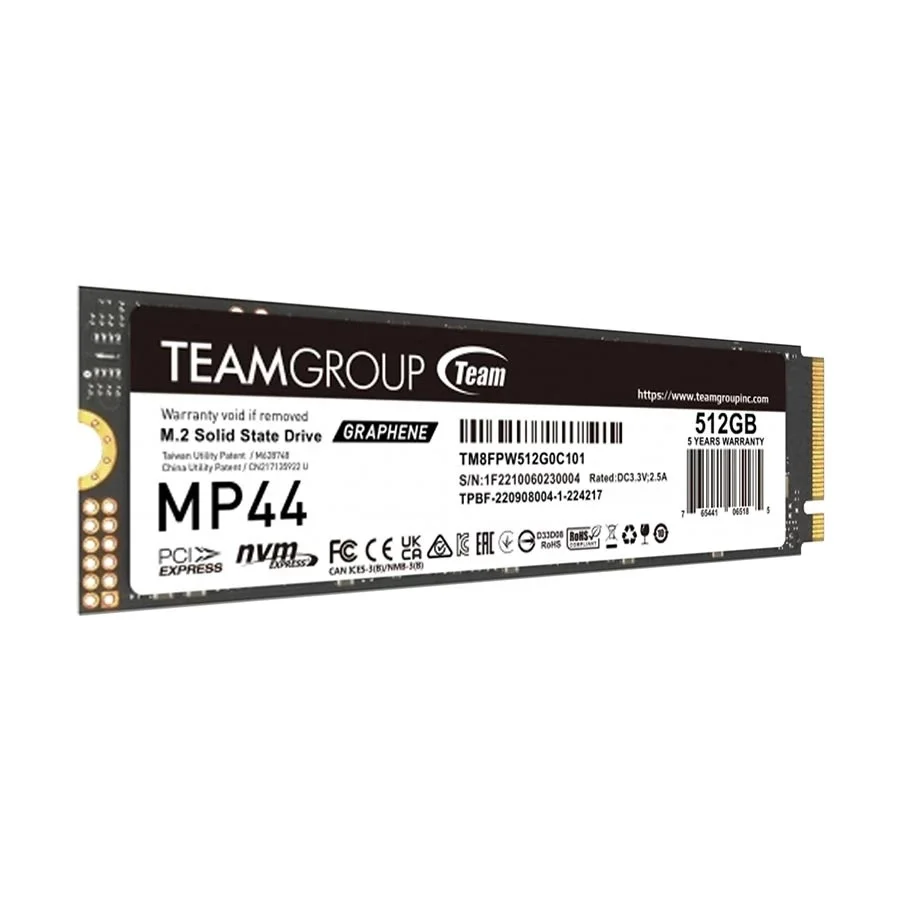 اس اس دی اینترنال تیم گروپ مدل MP 44 ظرفیت 512 گیگابایت