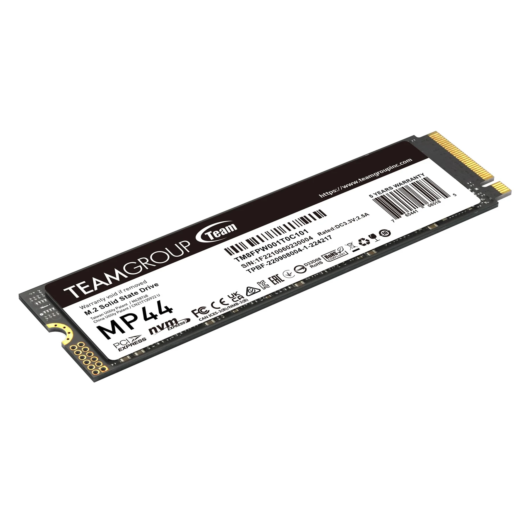 اس اس دی اینترنال تیم گروپ مدل MP 44 ظرفیت 512 گیگابایت