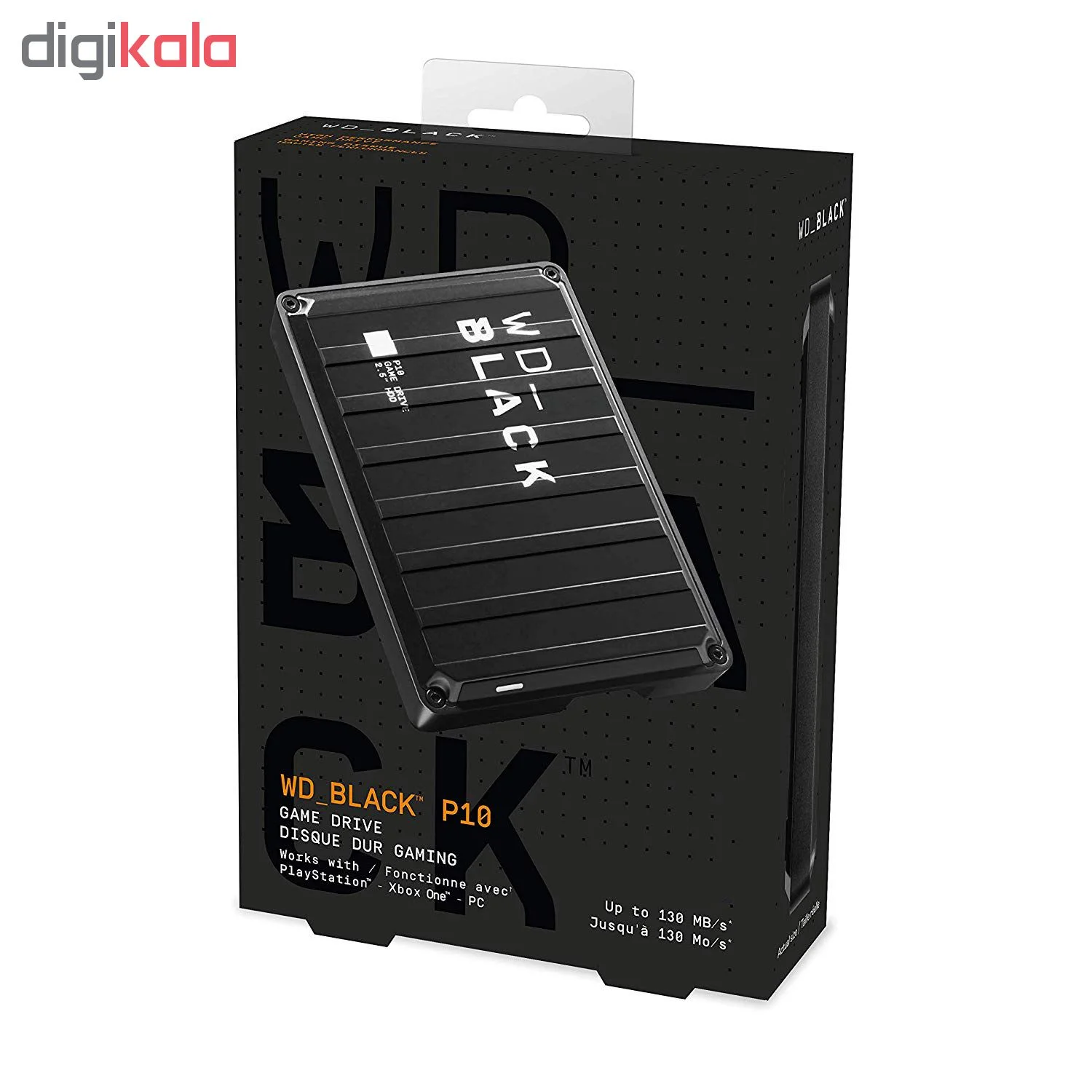 هارد اکسترنال وسترن دیجیتال مدل WD_Black P10 Game Drive ظرفیت 5 ترابایت