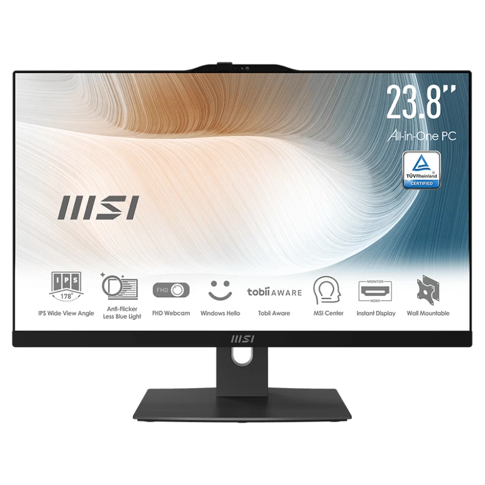کامپیوتر همه کاره 23.8 اینچ ام اس آی مدل AM242P 12M i3 1215U 8GB 500GB Intel Iris Xe