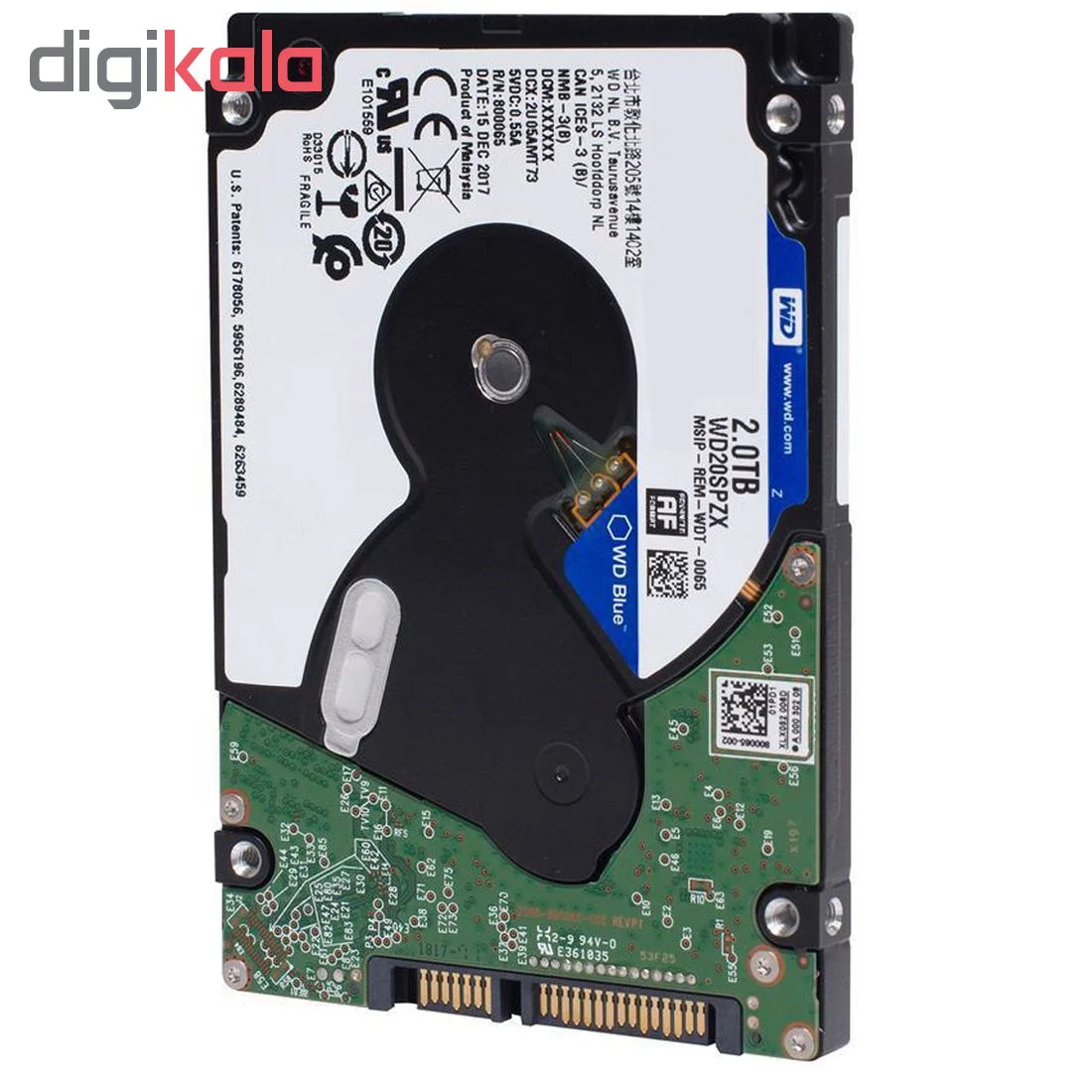 هارددیسک اینترنال وسترن دیجیتال مدل WD20SPZX ظرفیت 2 ترابایت