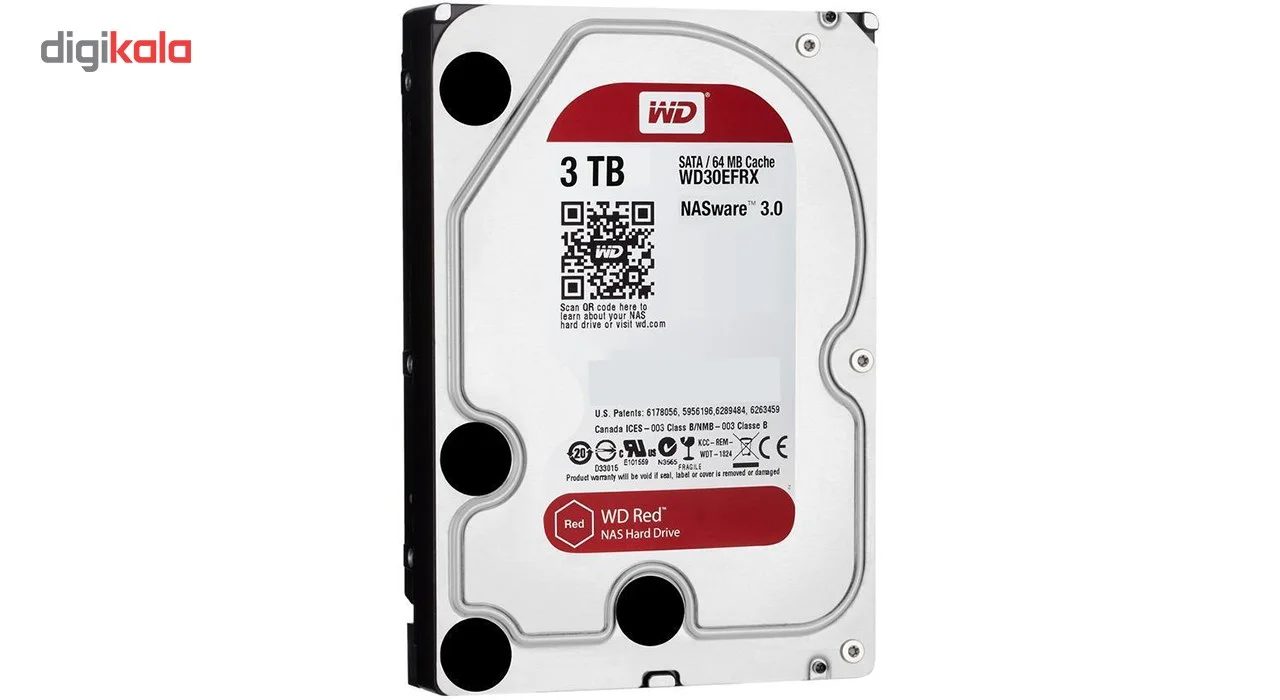 هارددیسک اینترنال وسترن دیجیتال مدل Red WD30EFRX ظرفیت 3 ترابایت