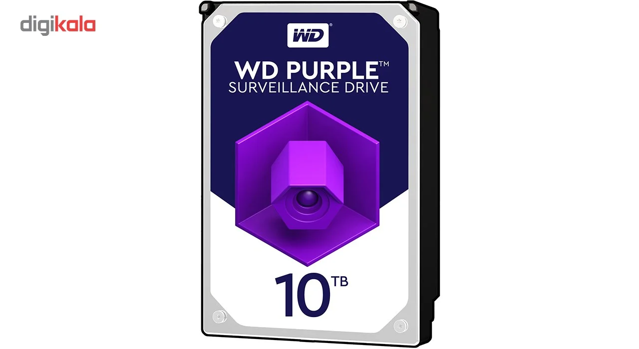 هارددیسک اینترنال وسترن دیجیتال مدل Purple WD101PURZ ظرفیت 10 ترابایت