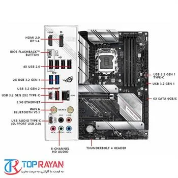 مادربرد ASUS مدل ROG STRIX B560-A GAMING WIFI DDR4 LGA 1200