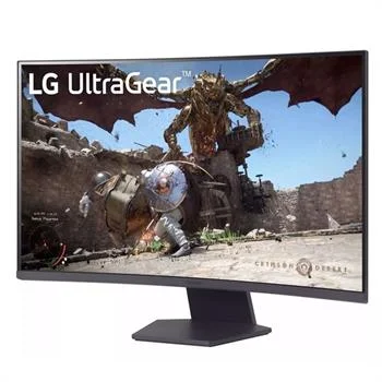 مانیتور 27 اینچ گیمینگ خمیده ال جی UltraGear 27GS60QC-B