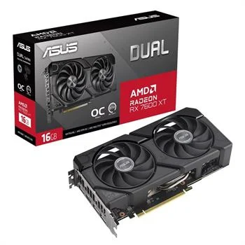 کارت گرافیک ASUS مدل Dual Radeon RX 7600 XT OC Edition 16GB GDDR6