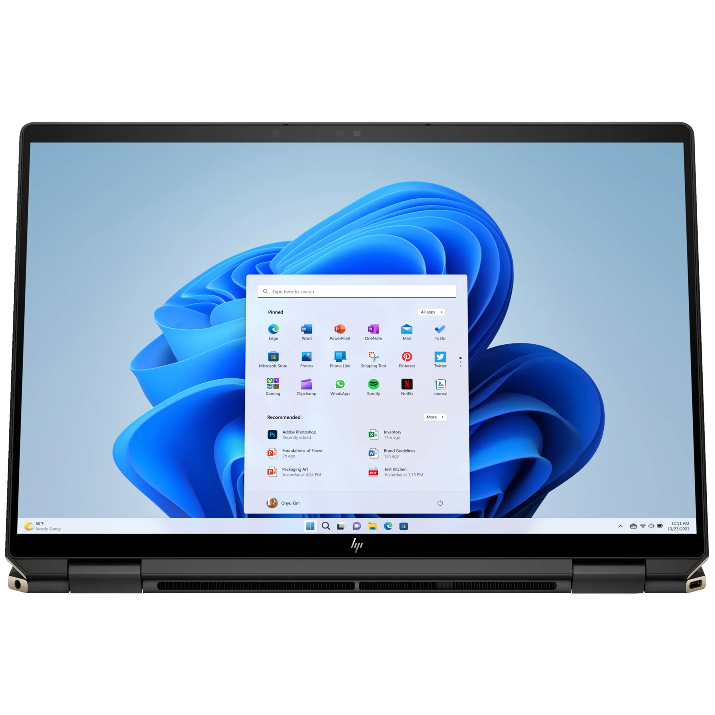 لپ تاپ 14.0 اینچی اچ پی لمسی مدل Spectre x360 EU000 Ultra 7 155H 32GB 1TB Intel